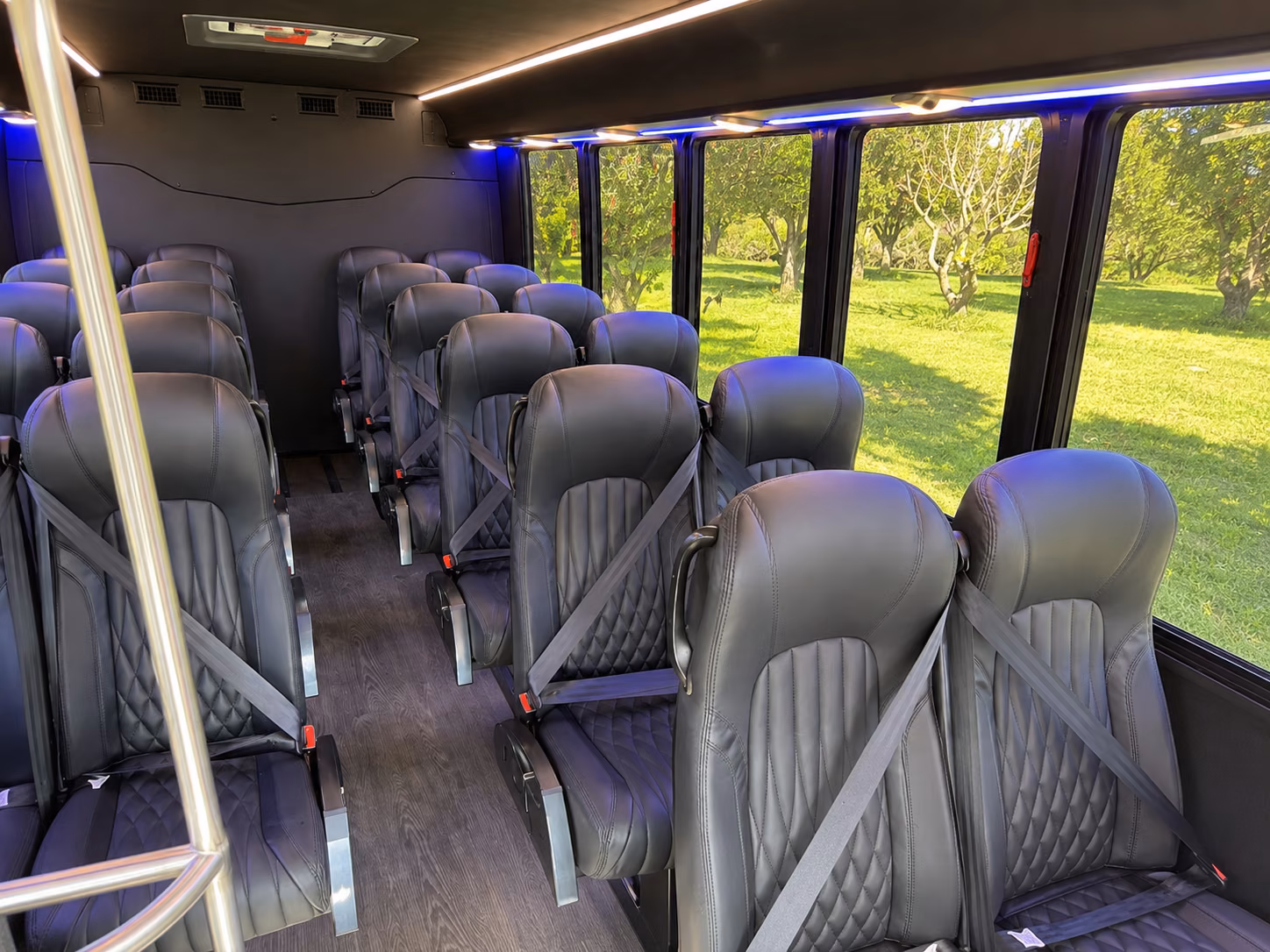 charter buses for waterford wedding guest shuttles between hotels and venues