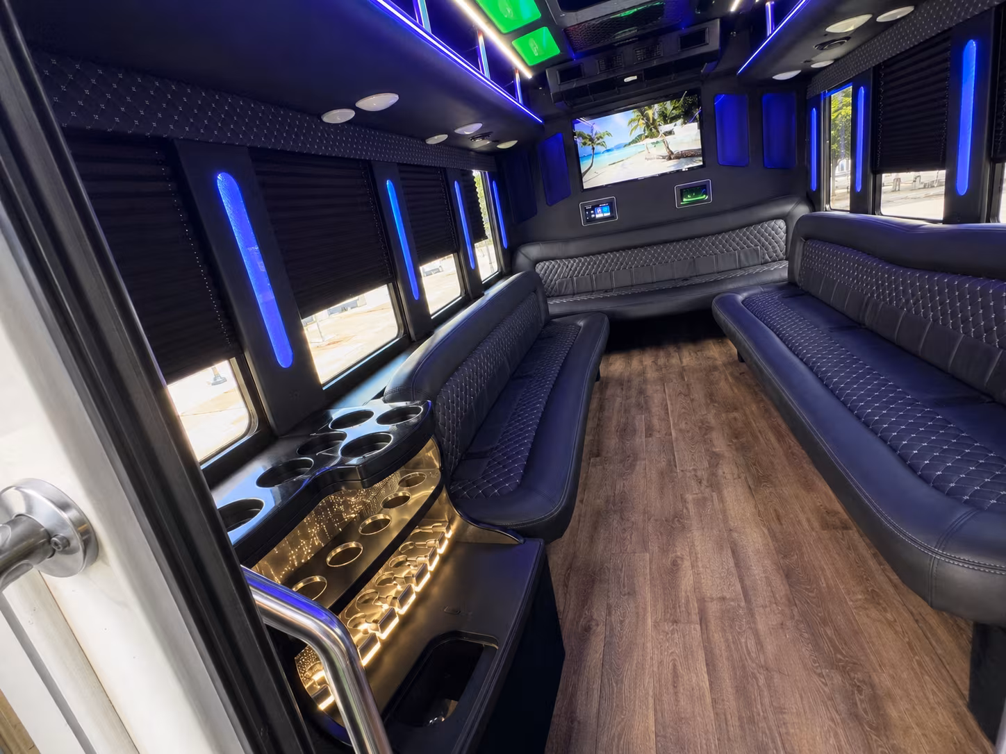 corporate party bus rental