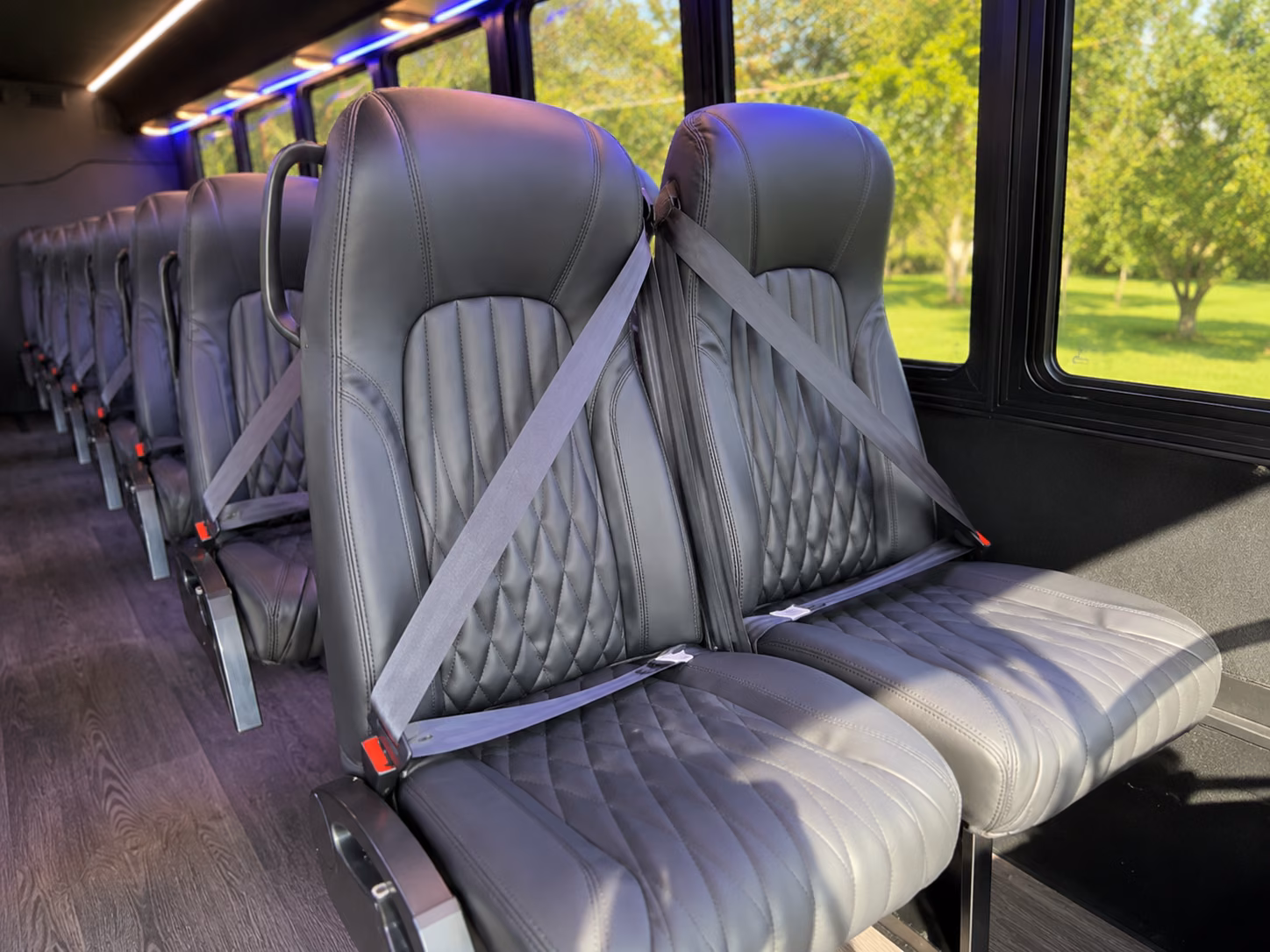 minibuses for waterford wedding party transportation on the big day