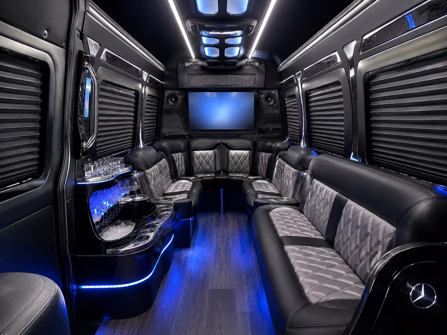 sporting event buses for detroit tigers lions and red wings games