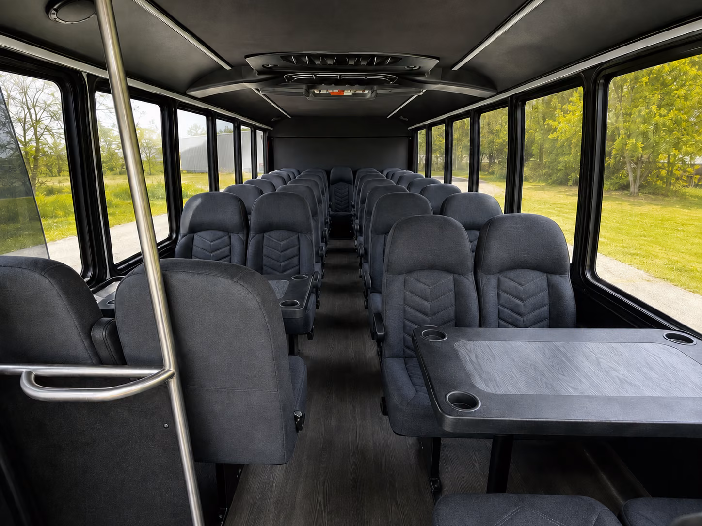 waterford 15 passenger minibus inside
