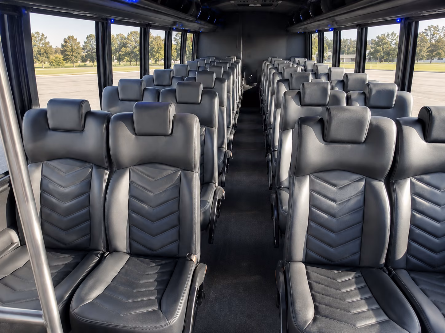 waterford 20 passenger minibus interior