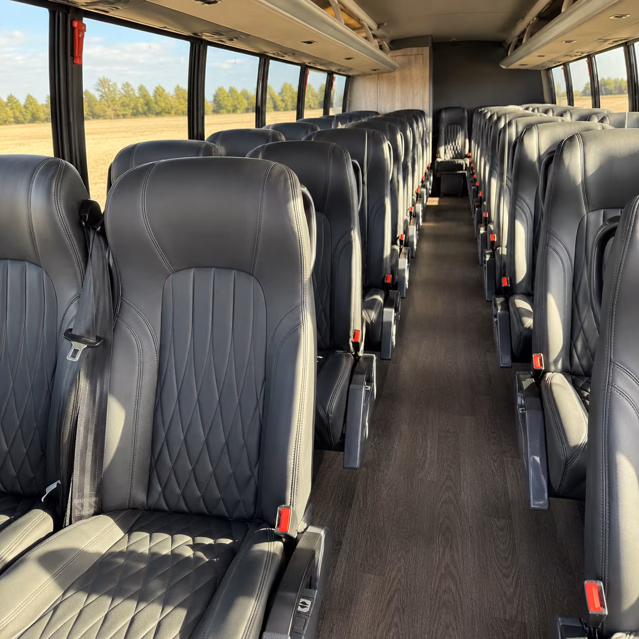 waterford 30 passenger minibus interior