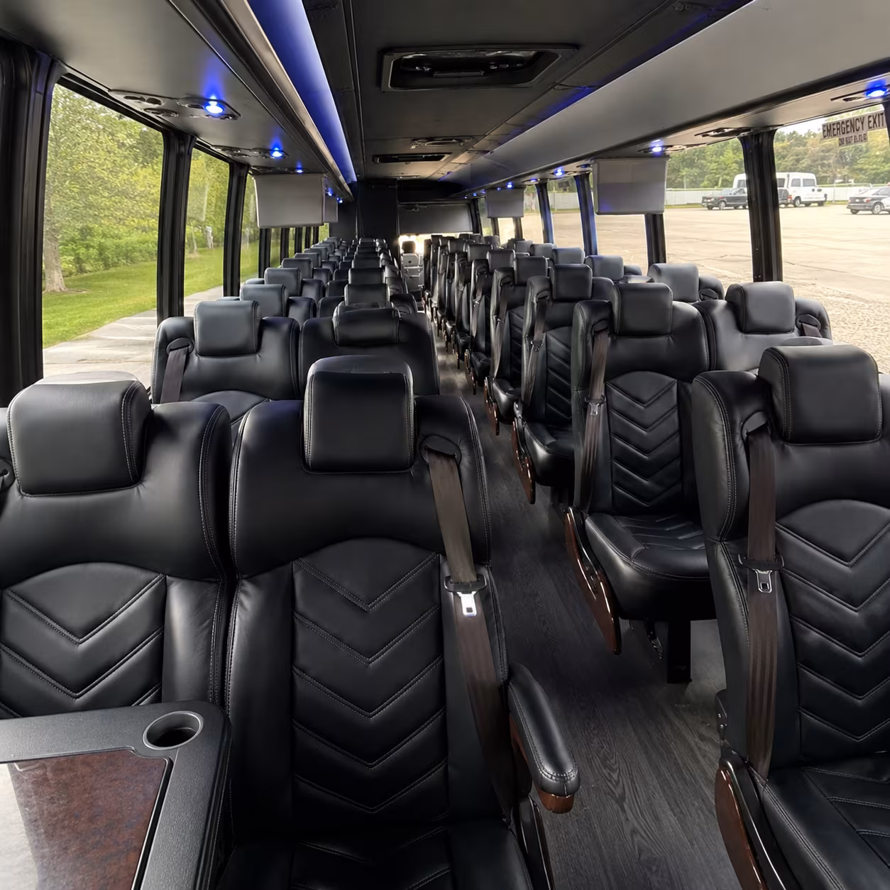 waterford 35 passenger minibus inside